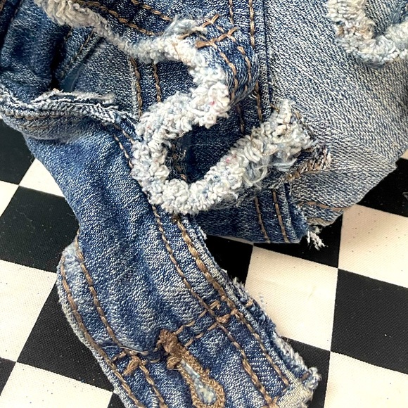 Custom Denim Fascinator hat - Picture 2 of 5